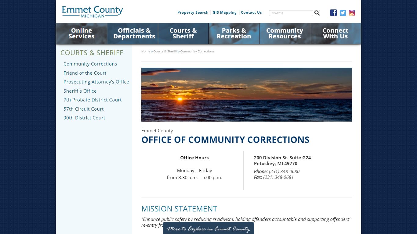 Community Corrections Emmet County